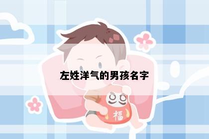 左姓洋气的男孩名字